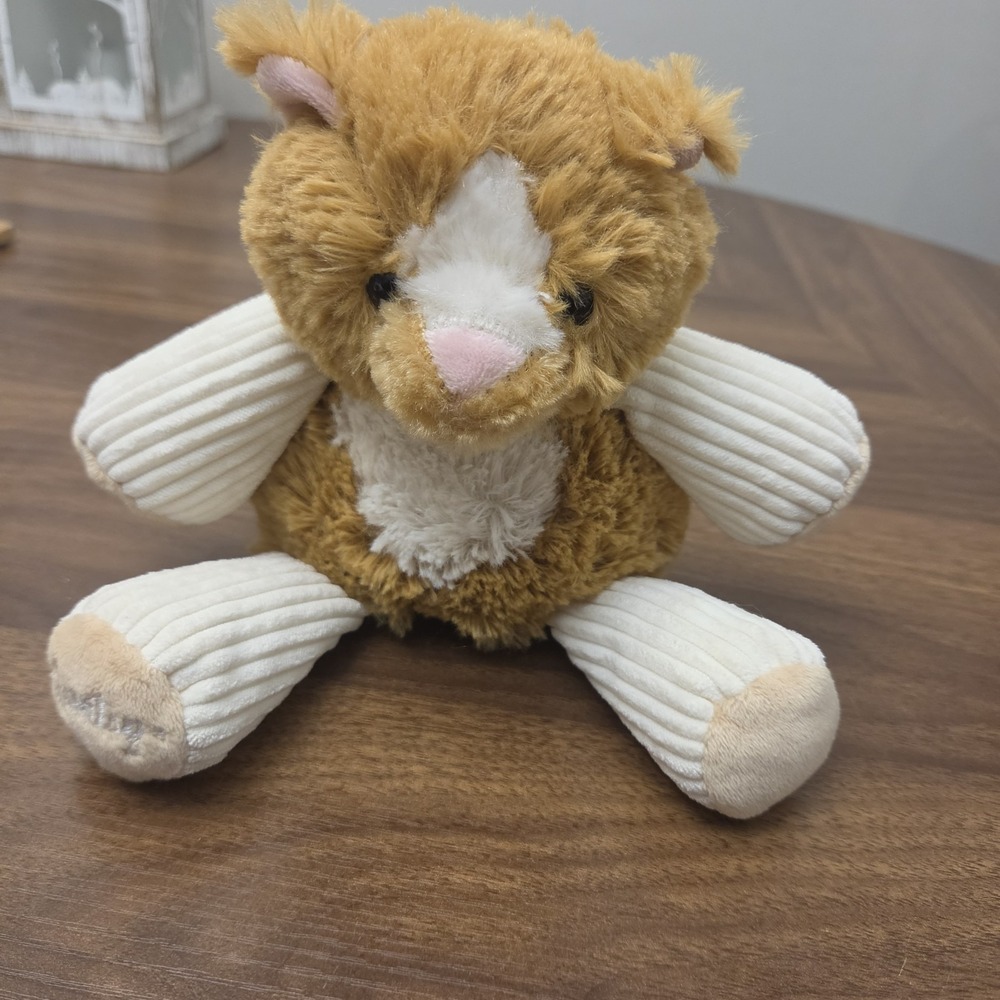 Scentsy Buddy Baby Scratch the Cat Ginger Tabby Corduroy Plush Stuffed Animal